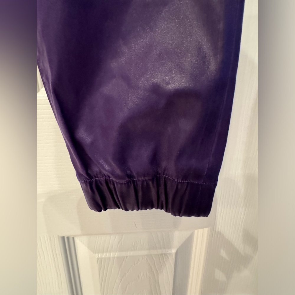Cotton Citizen London Jogger Pants in Coated Purple Women’s Size Small - Picture 8 of 15